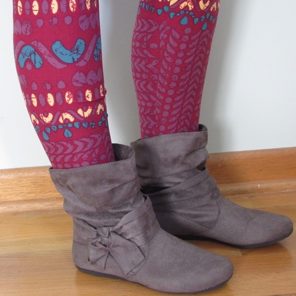 kohls gray booties
